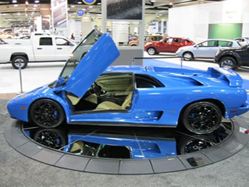 360 Grad drehbare Fahrzeugplattform