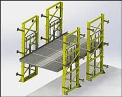 dort-kolonlu Säulen-Ladeplattform
